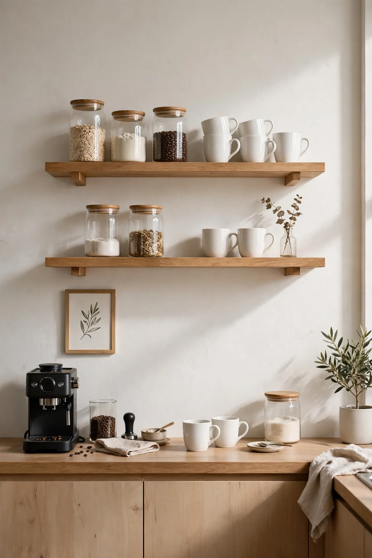 Open Shelf Back Bar