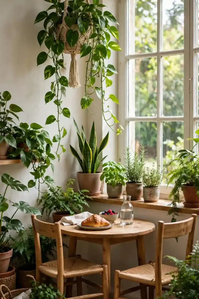 Plant-Filled Morning Corners