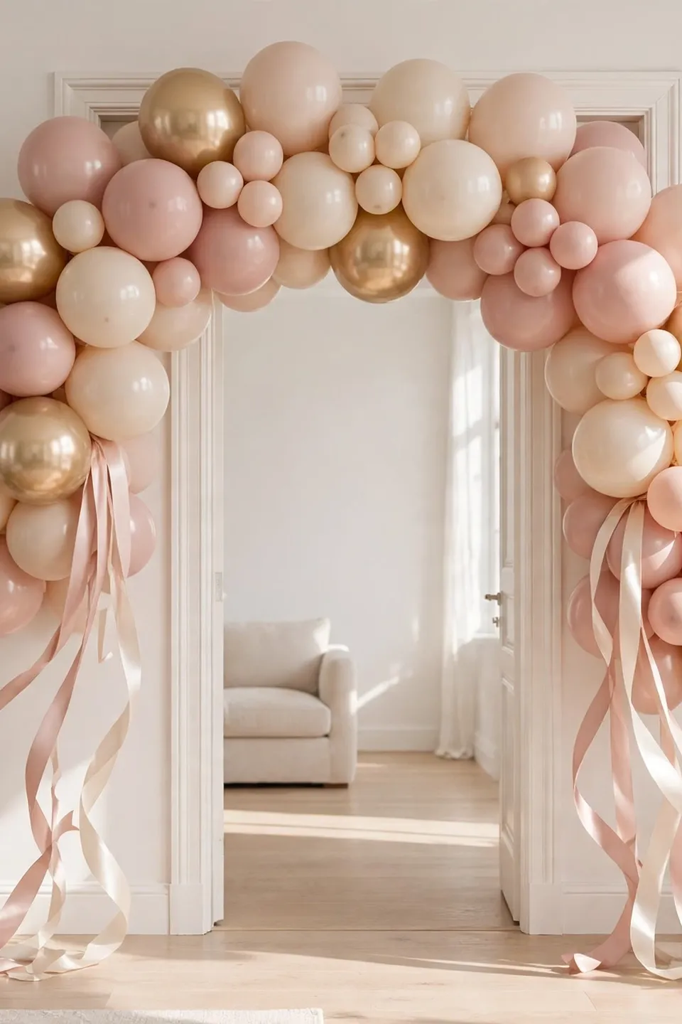 Blush Balloon Arch