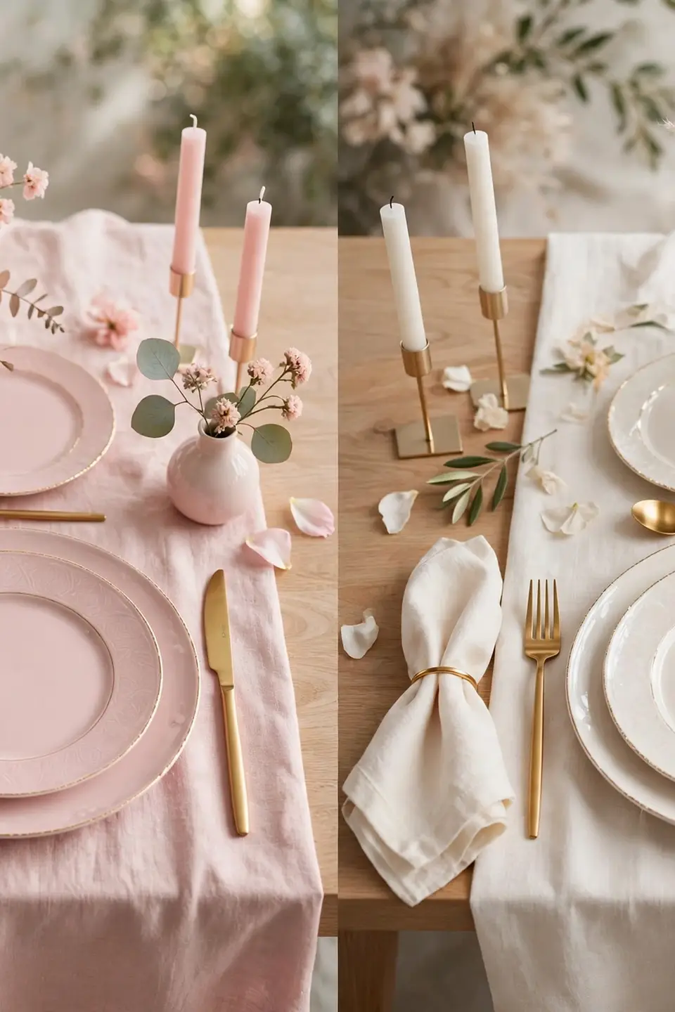 Blush vs Ivory Palettes