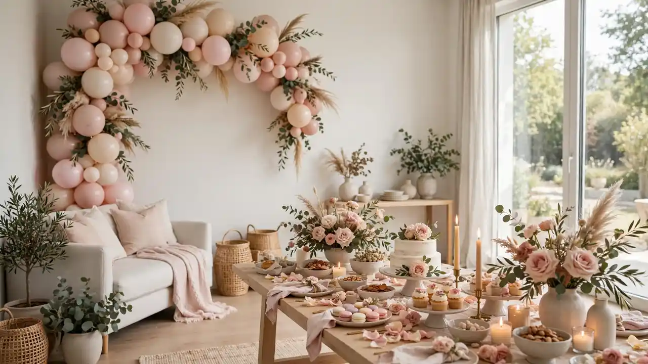 bridal shower decorations at home