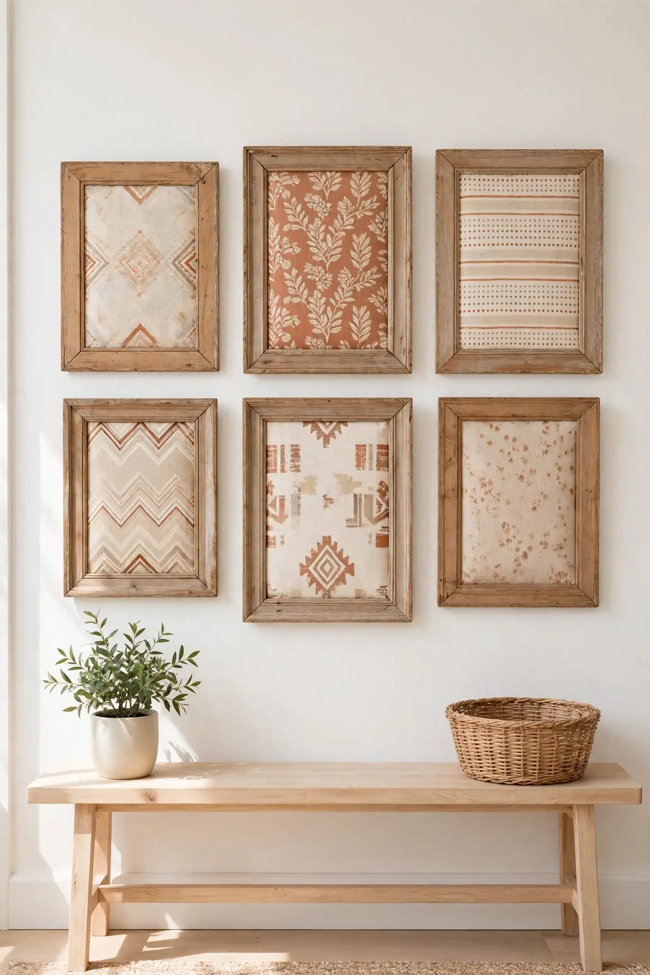 DIY Fabric Wall Art