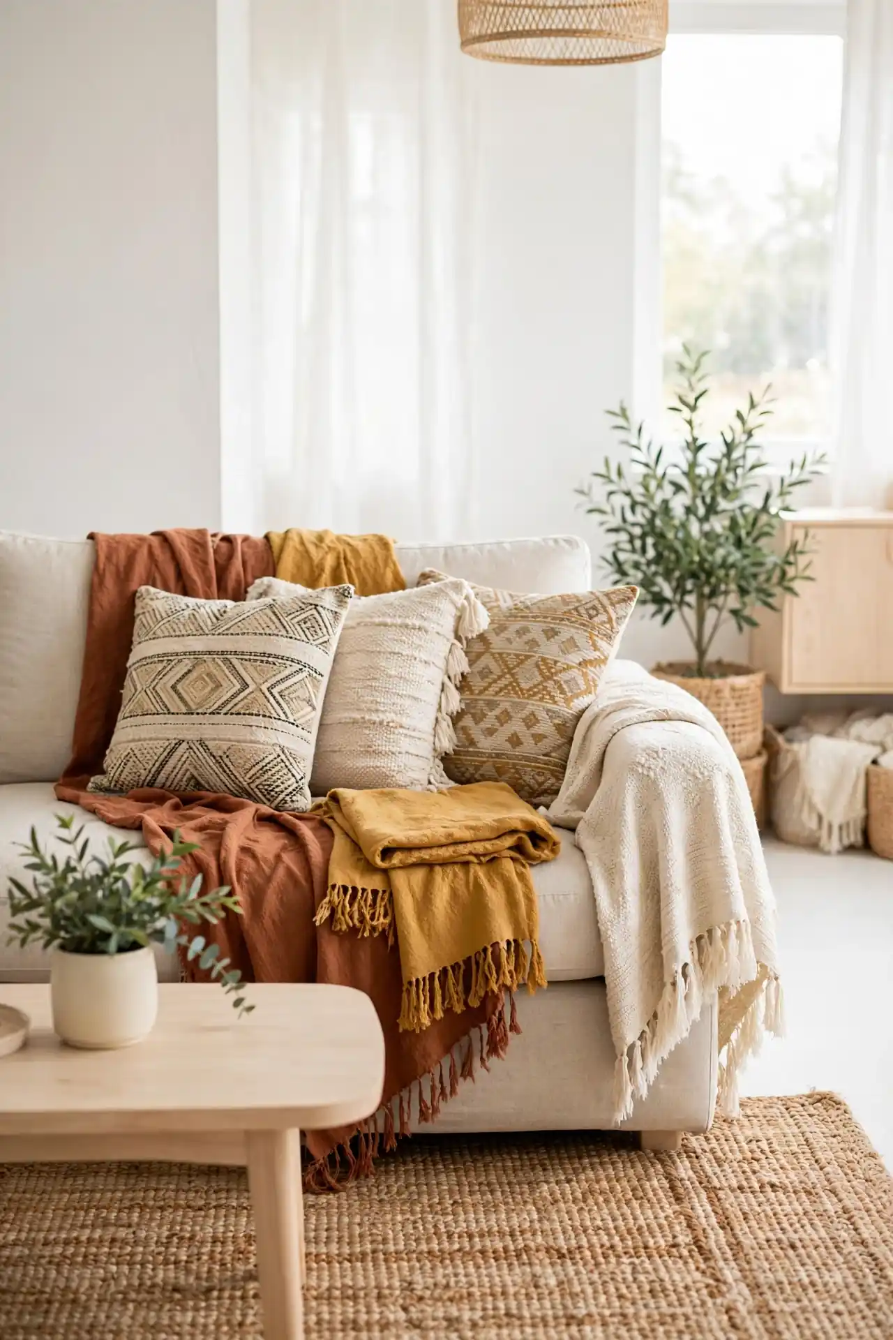 Earthy Throw Blankets