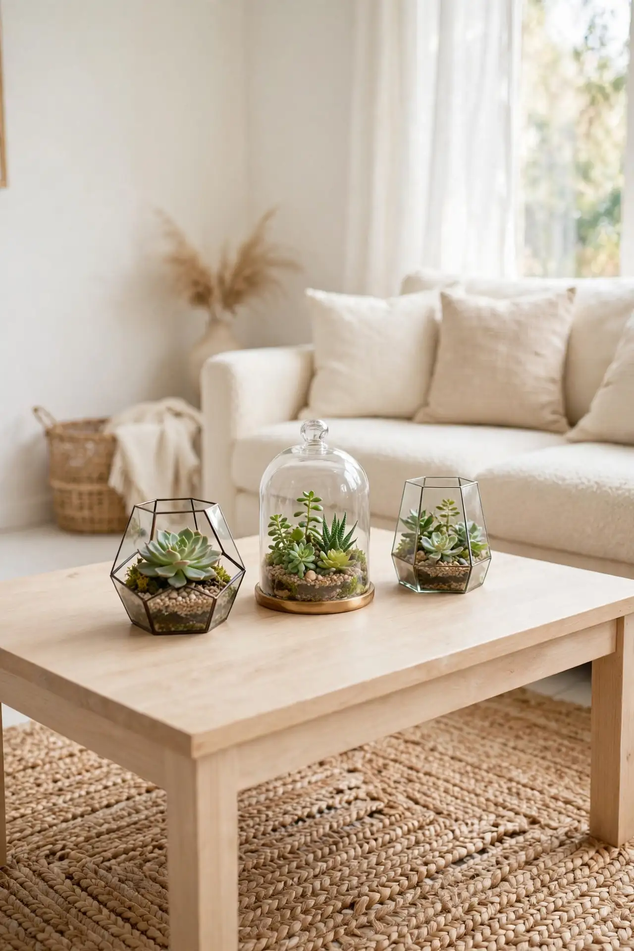 Succulent Terrarium Trio