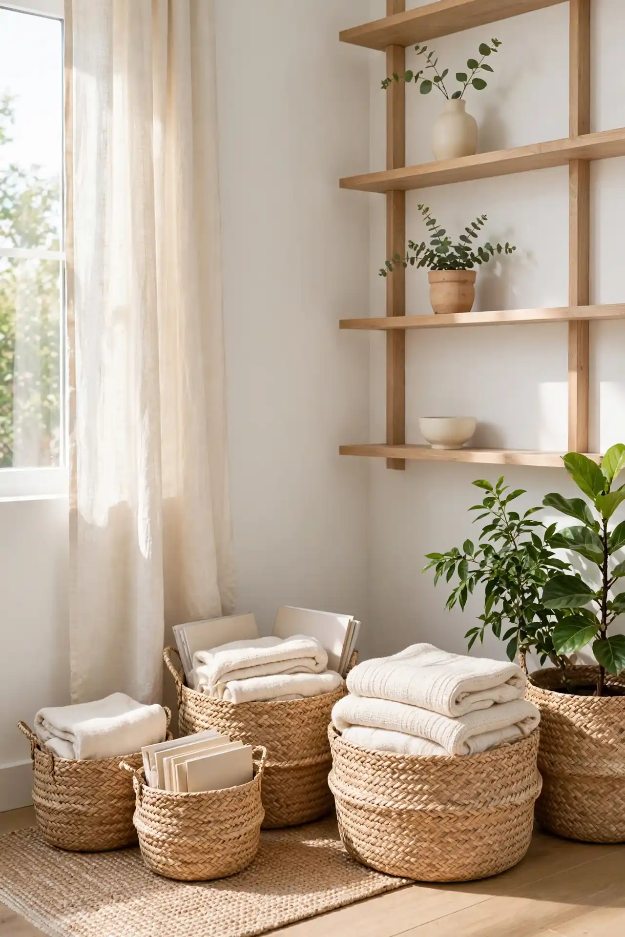Woven Basket Storage