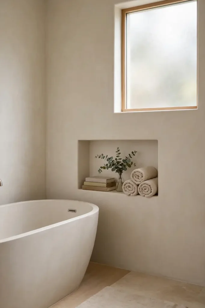 Bathroom Reading Shelf