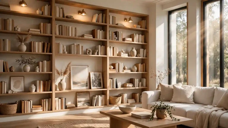 built in bookshelf