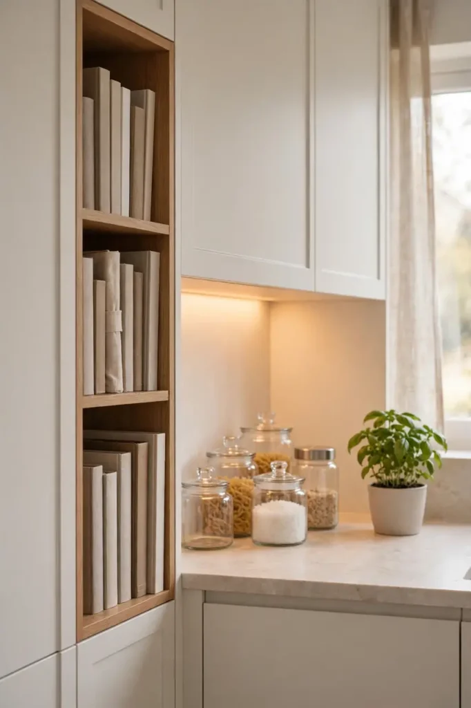 Kitchen Cookbook Shelf