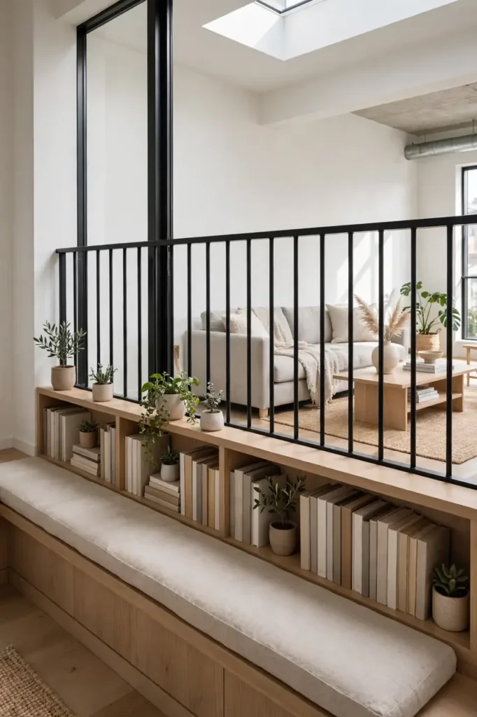 Loft Balcony Shelves