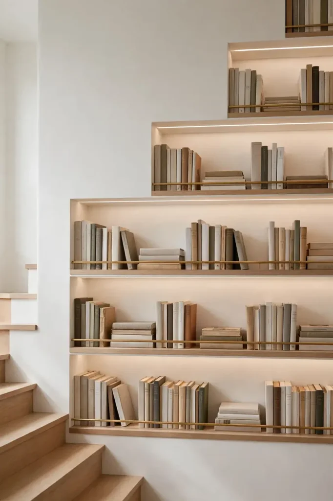Staircase Shelf Wall