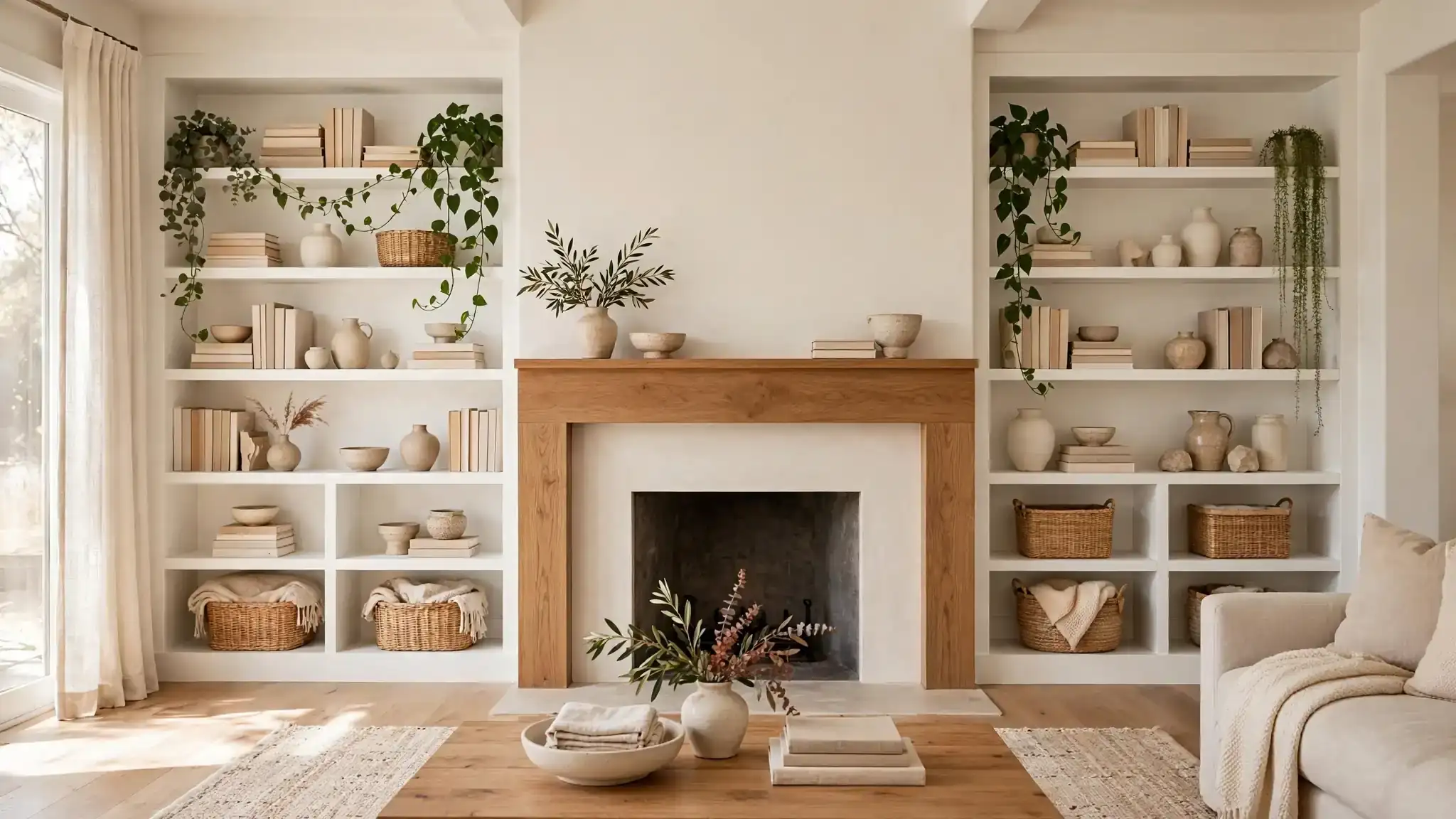 built in bookshelf styling ideas for living rooms