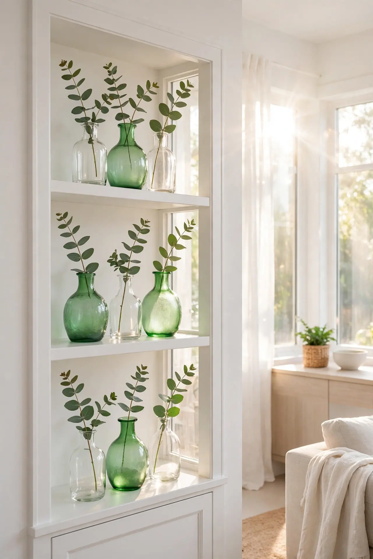 Glass Vase Groupings