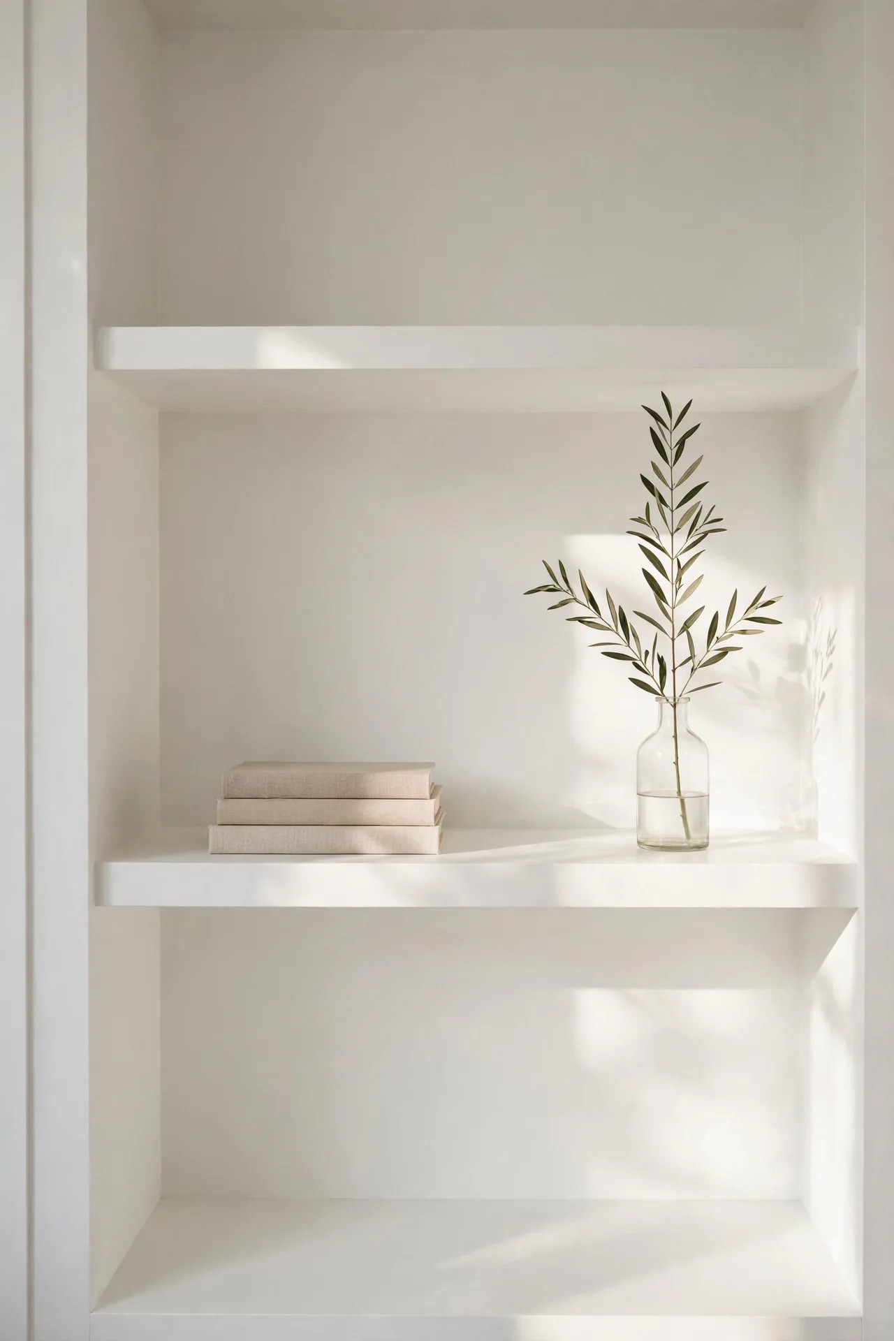 Open Breathing Room for built in bookshelf styling ideas for living rooms