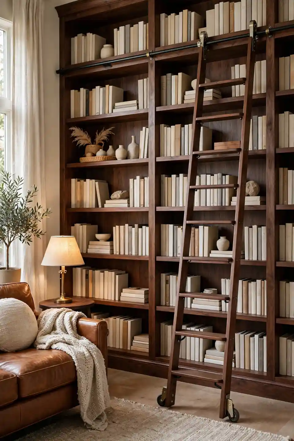 Library Style Shelves