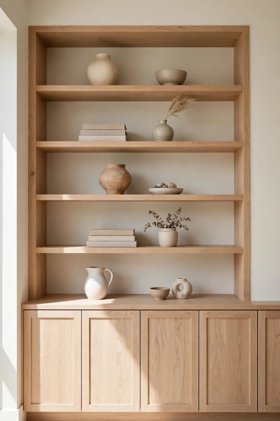 Open Back Shelving