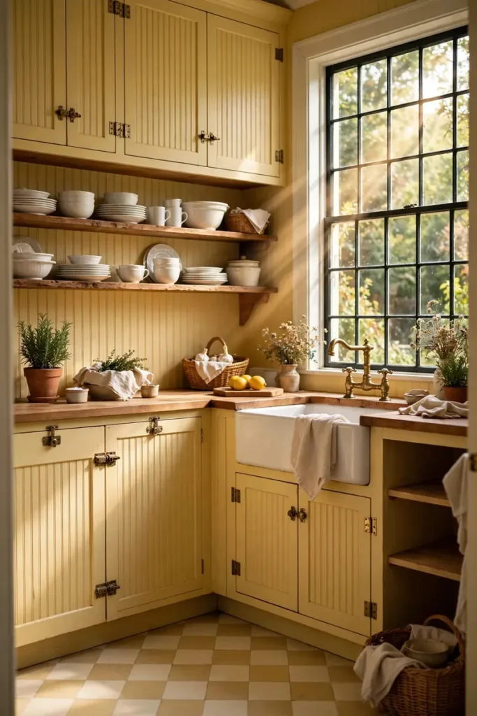 Buttery Beadboard Charm