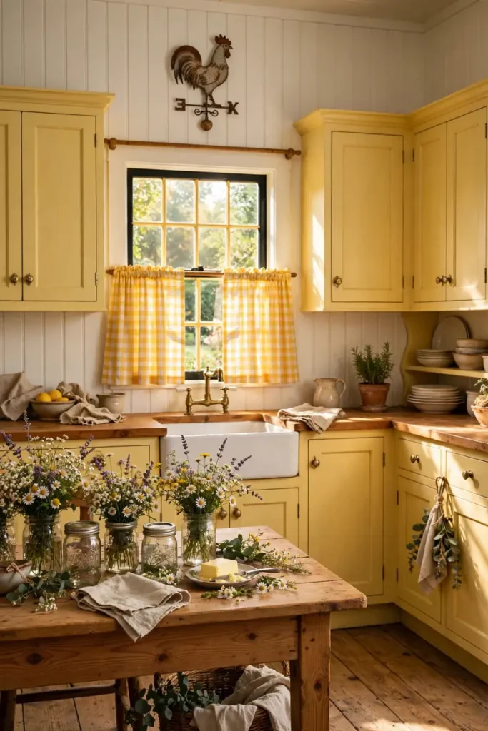 Gingham Curtain Match