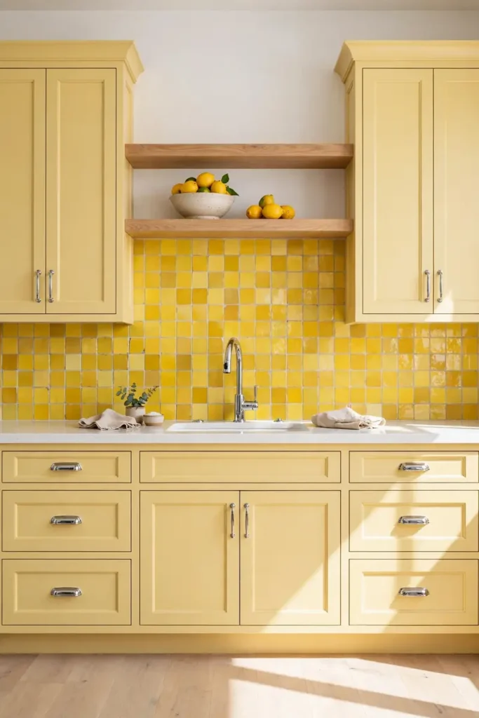 Lemon Zest Backsplash