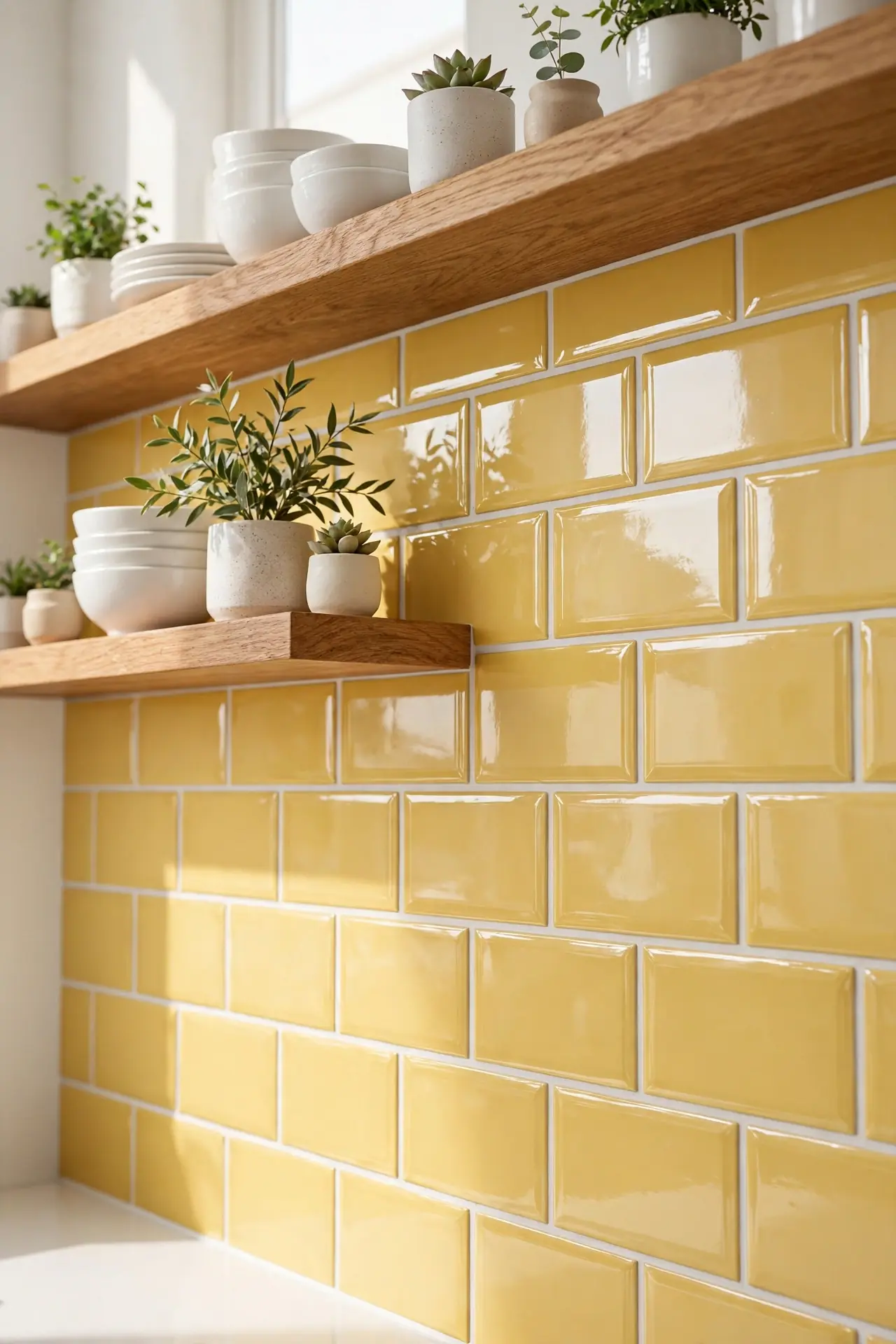 Buttery Subway Tiles