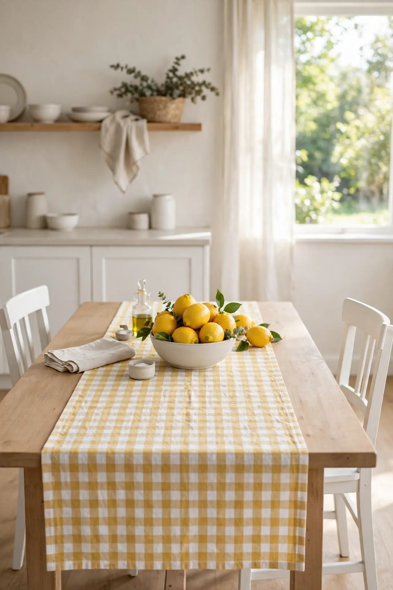 Gingham Table Runner