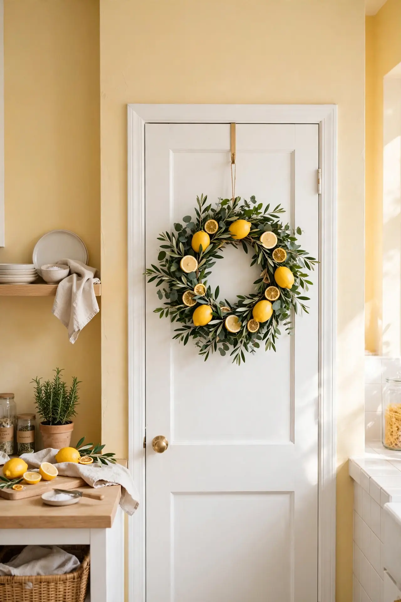 Lemon Wreath Accent