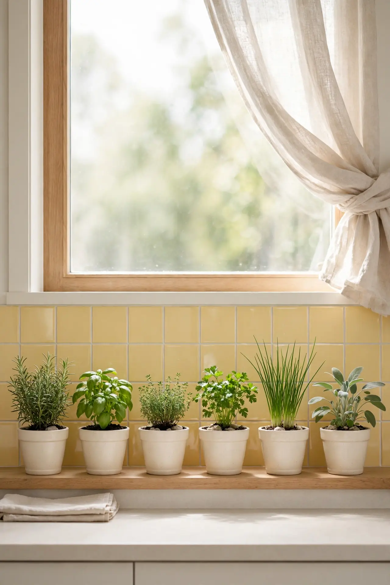Potted Herb Row