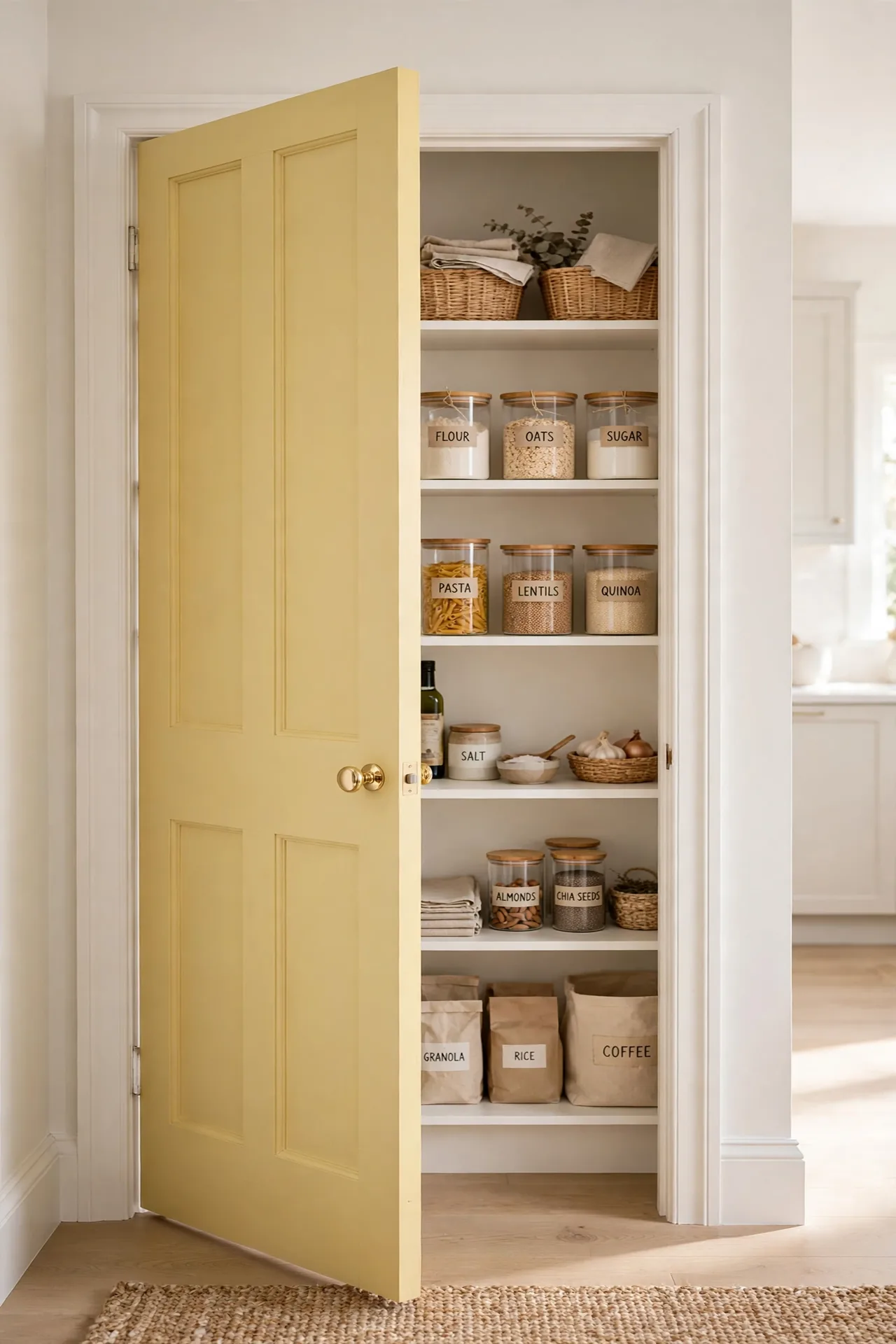 Sunny Pantry Door