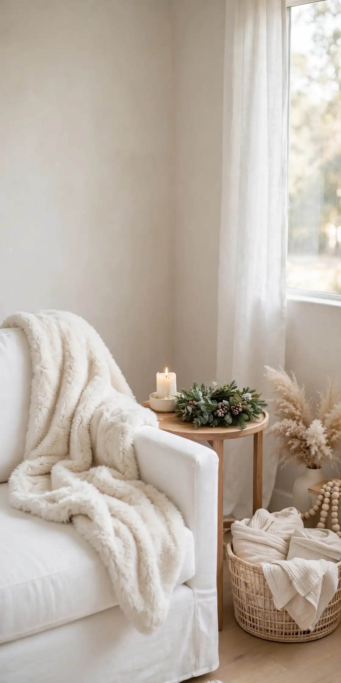 Frosted Wreath Wall