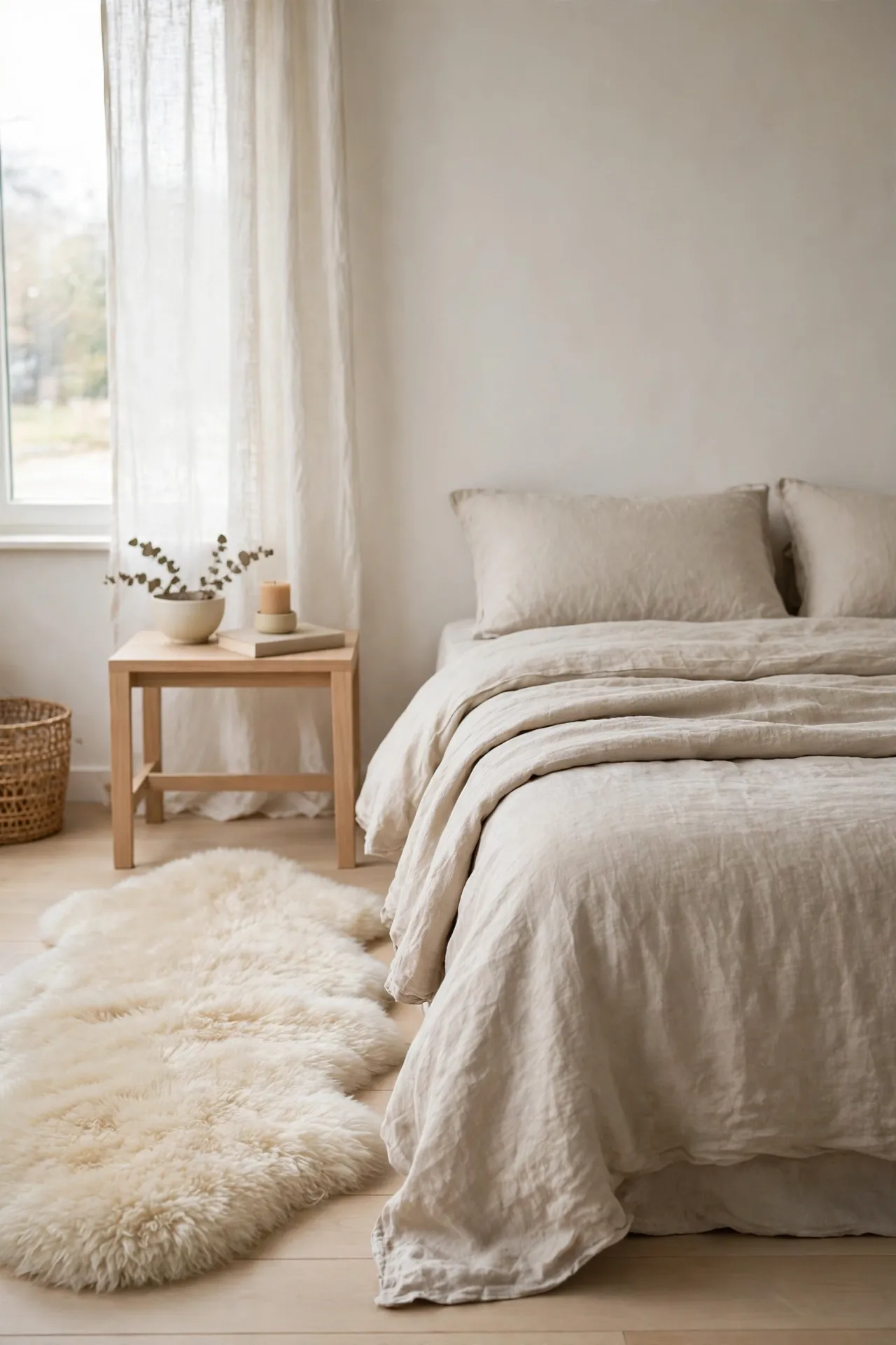 Faux Fur Bedroom Rug
