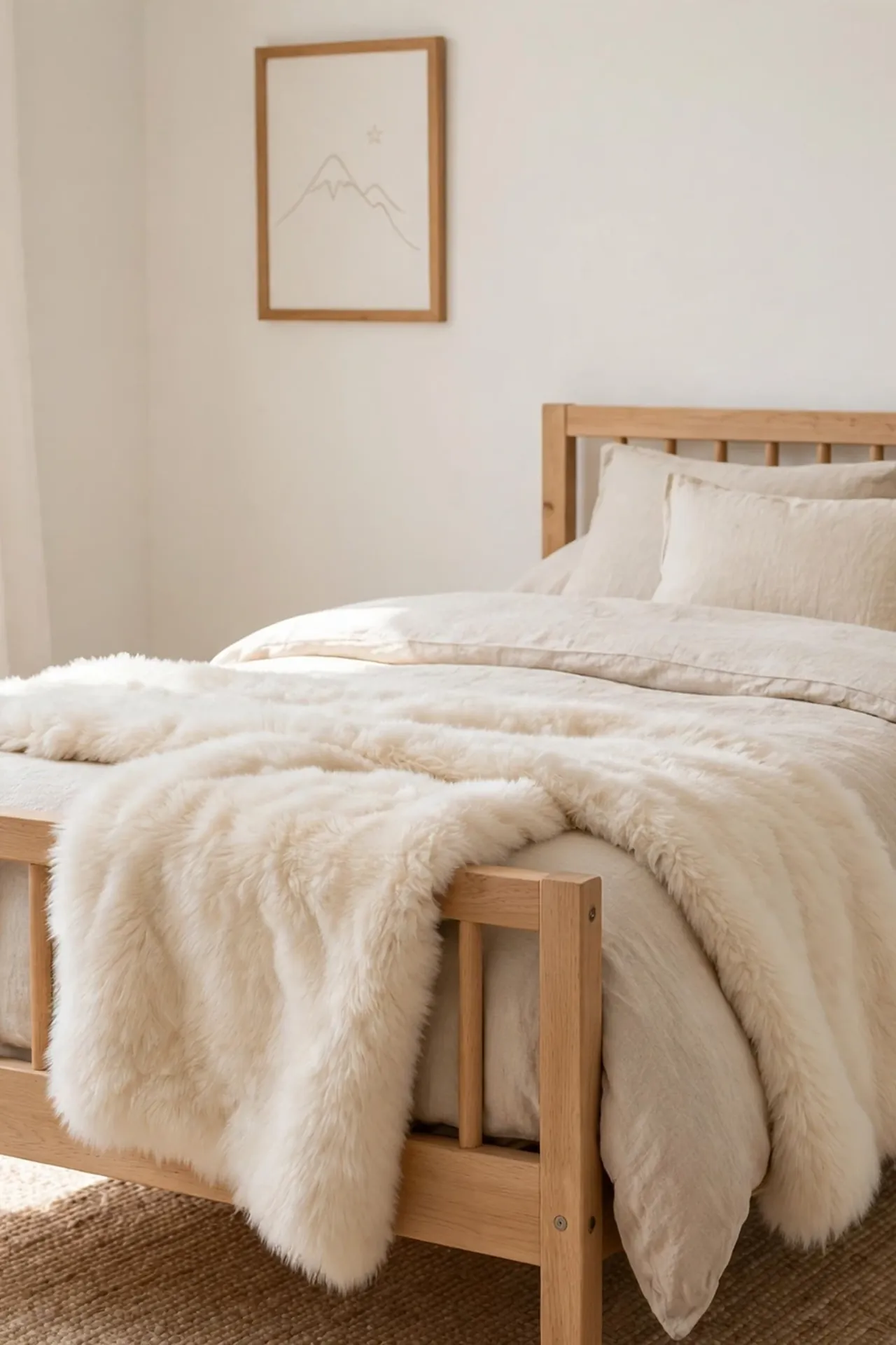 Faux Fur Bed Runner