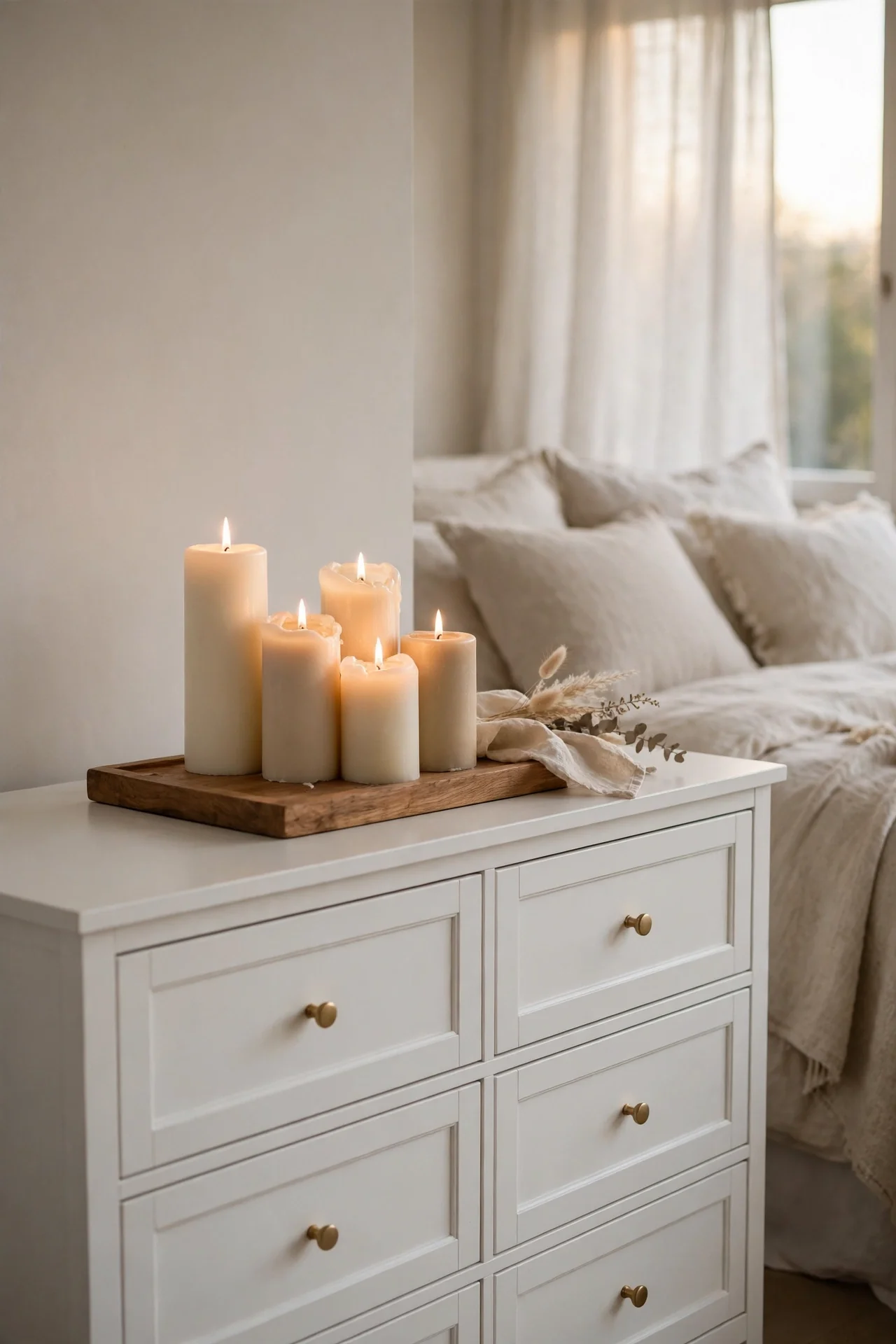 Scented Candle Cluster Glow