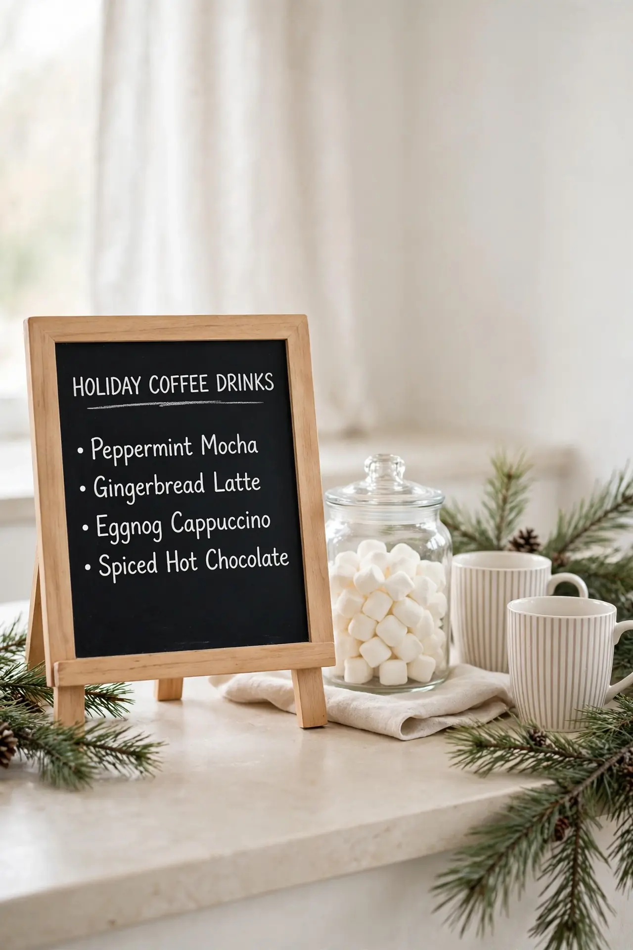 Chalkboard Menu Sign