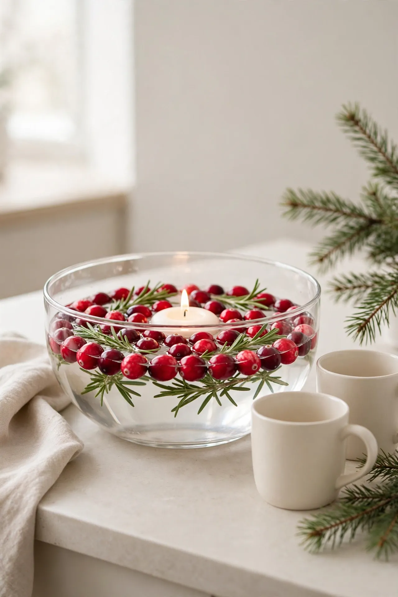Cranberry Bowl Glow