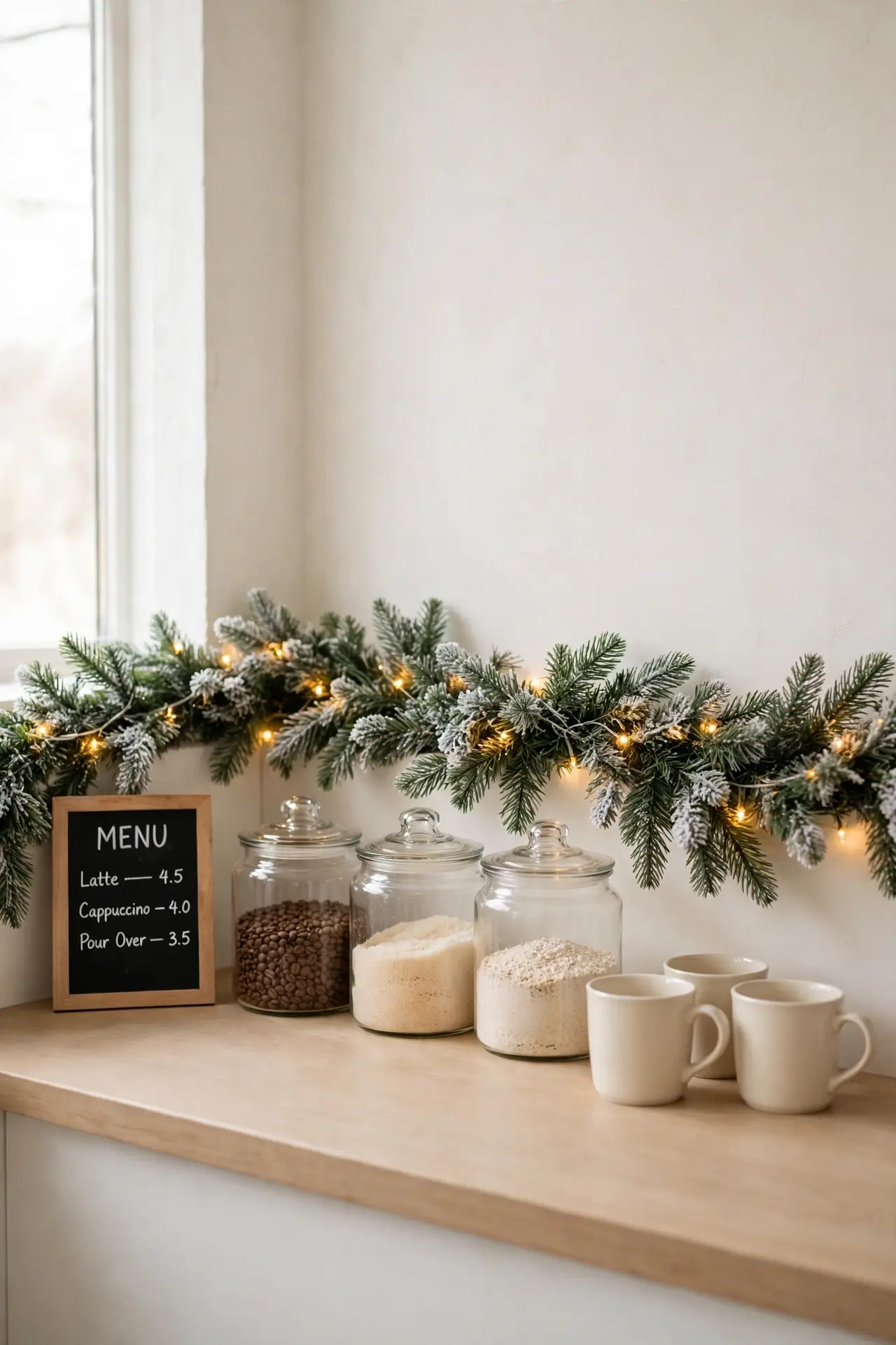 Flocked Garland Trim