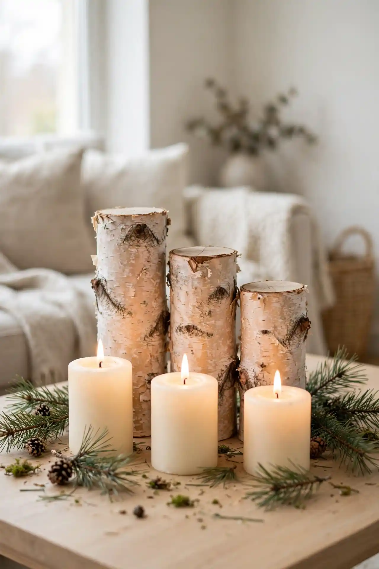 Glowing Candle Cluster