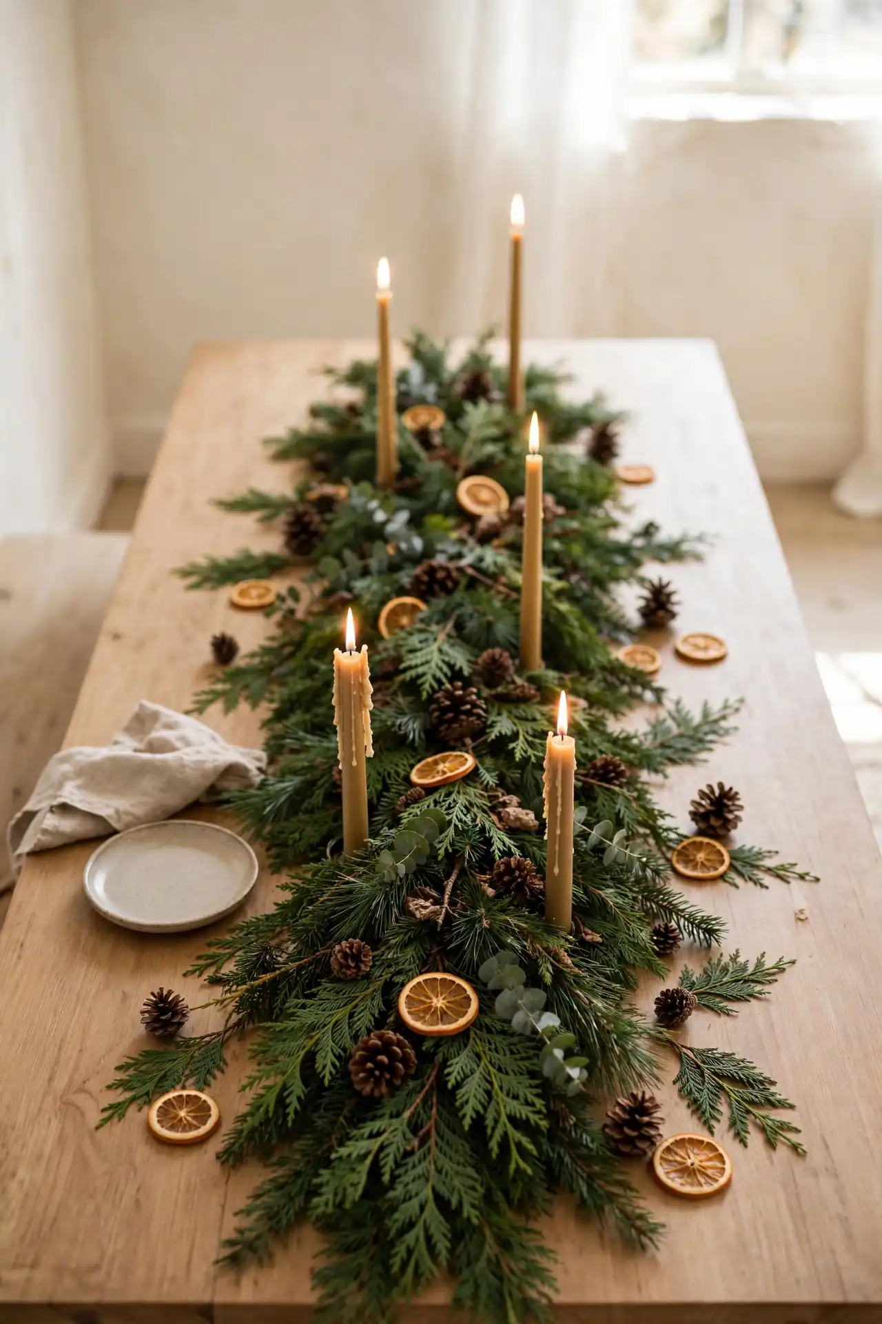 Evergreen Table Runner