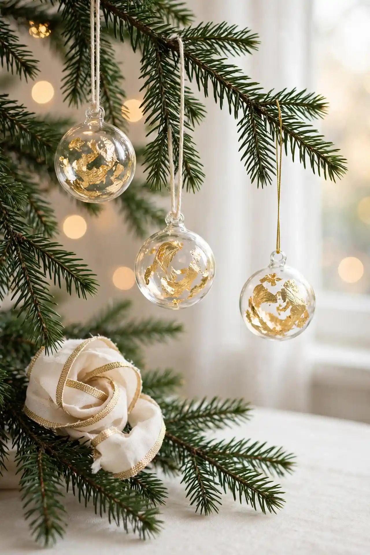 Gold Leaf Ornaments