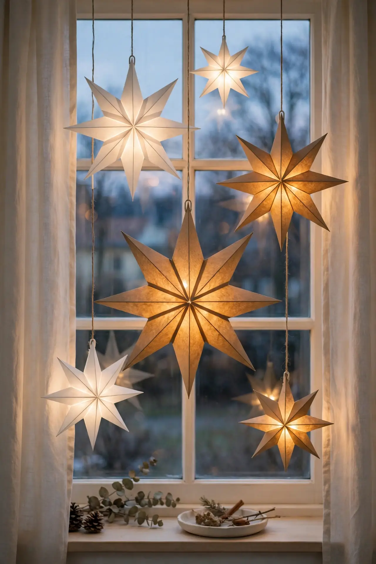 Paper Star Lanterns