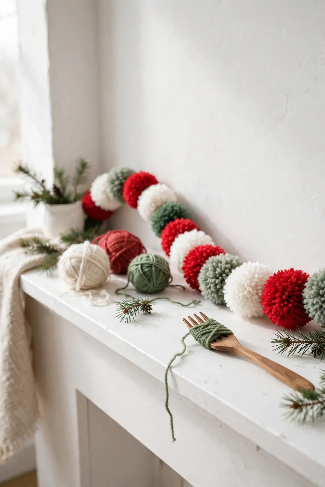Glitter Pinecone Trees