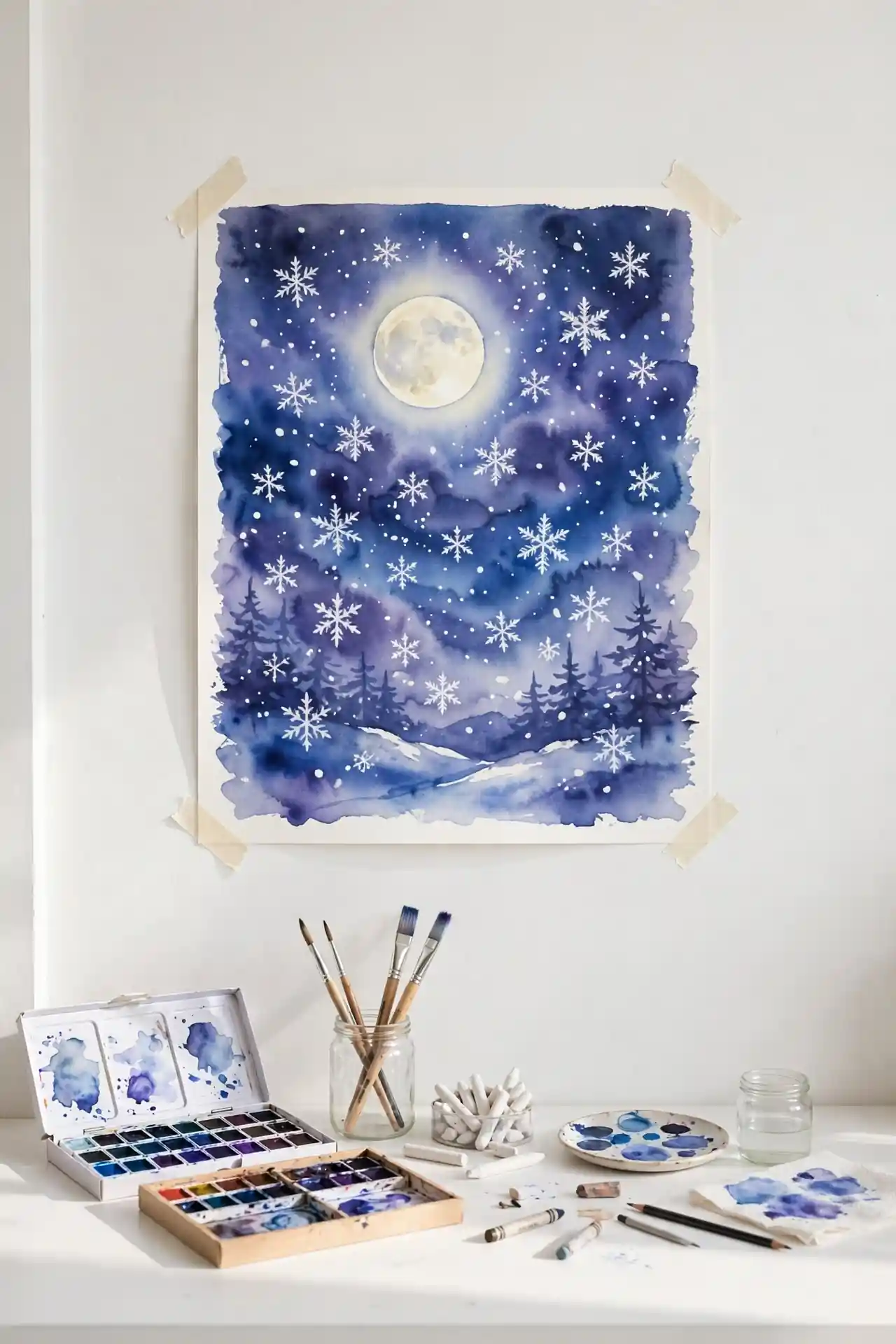Yarn Wrapped Stars