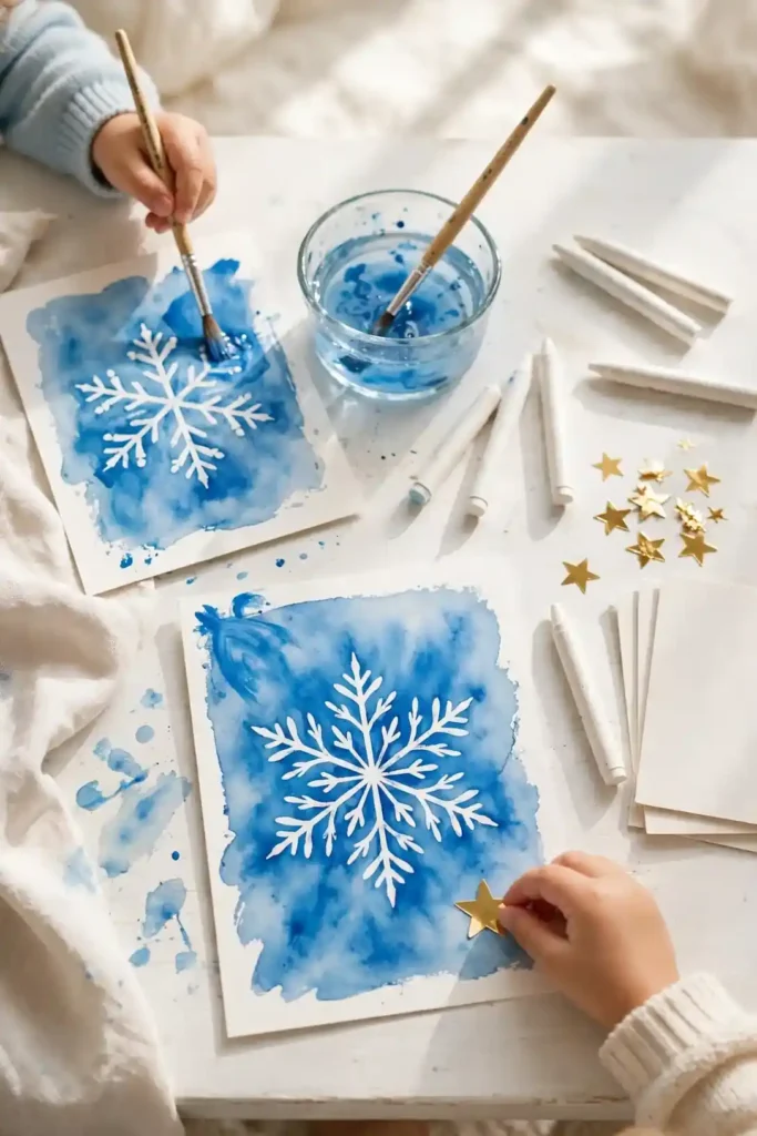 Crayon Resist Cards