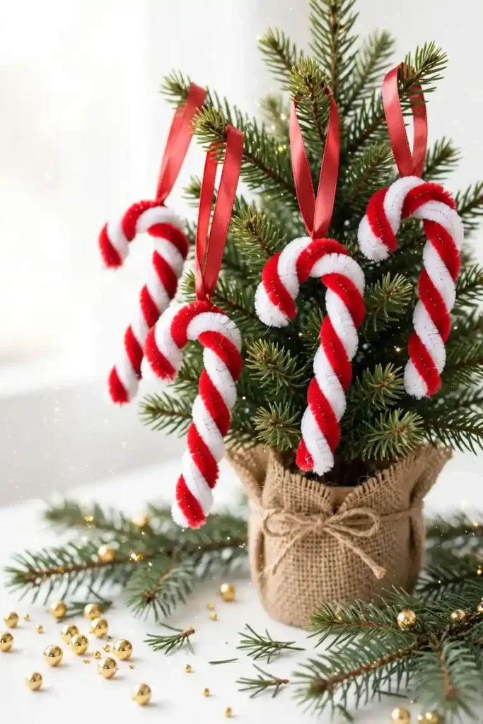 Pipe Cleaner Candy Canes