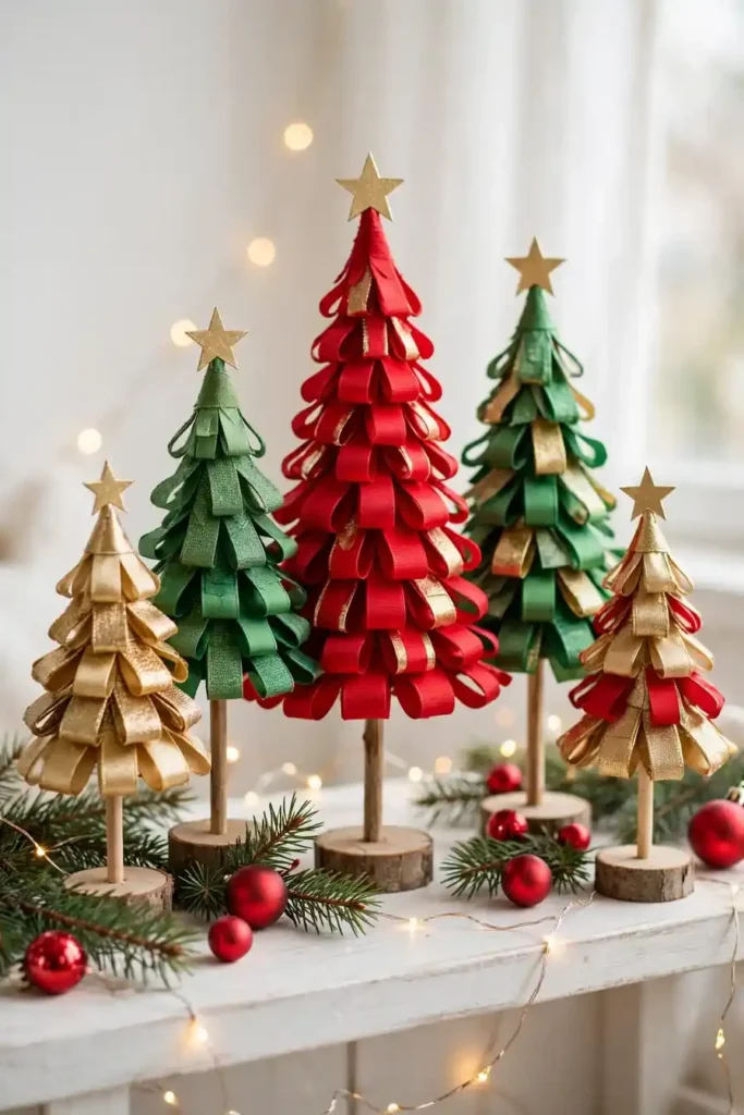 Ribbon Christmas Trees