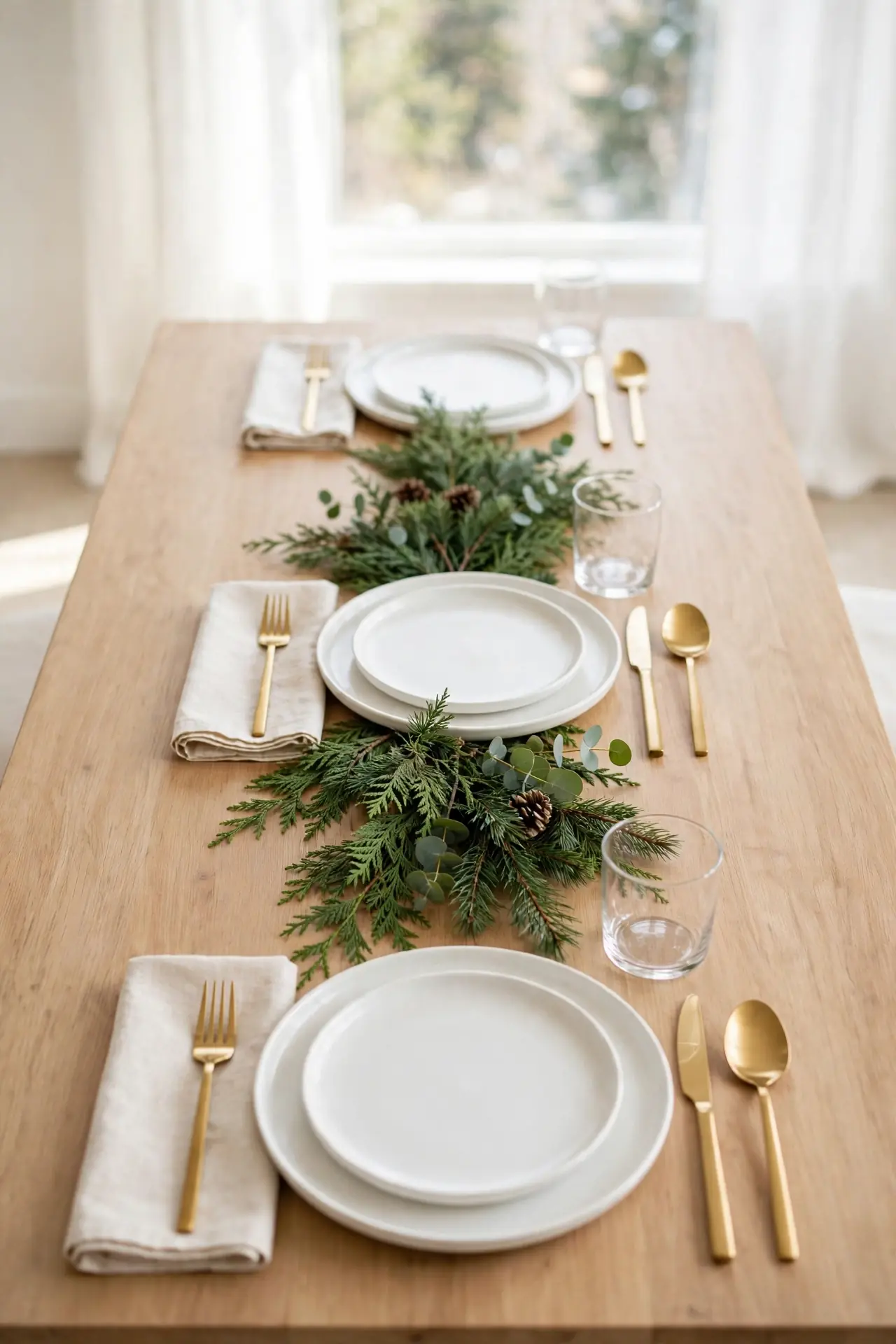 Evergreen Table Runner