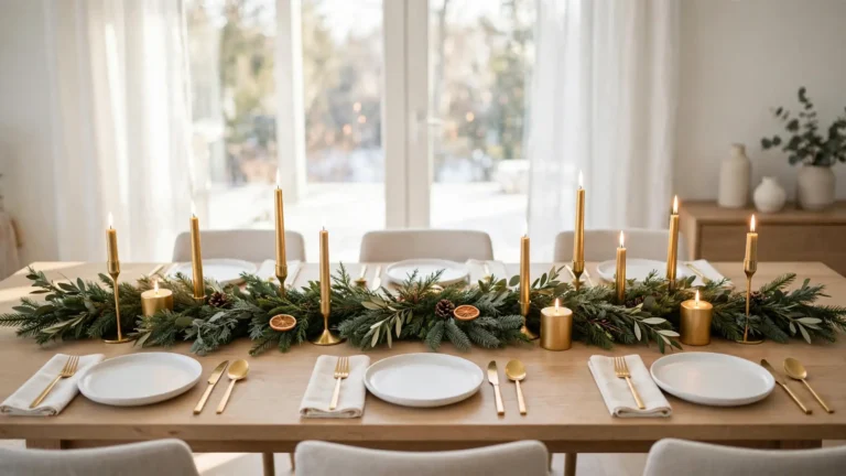 christmas dining table decor ideas