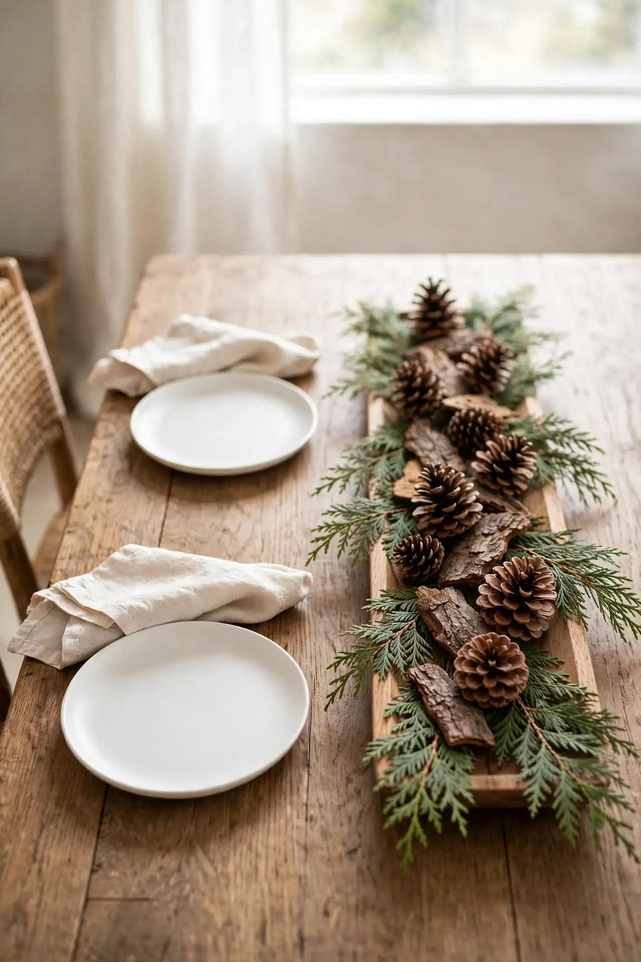Rustic Pine Centerpieces