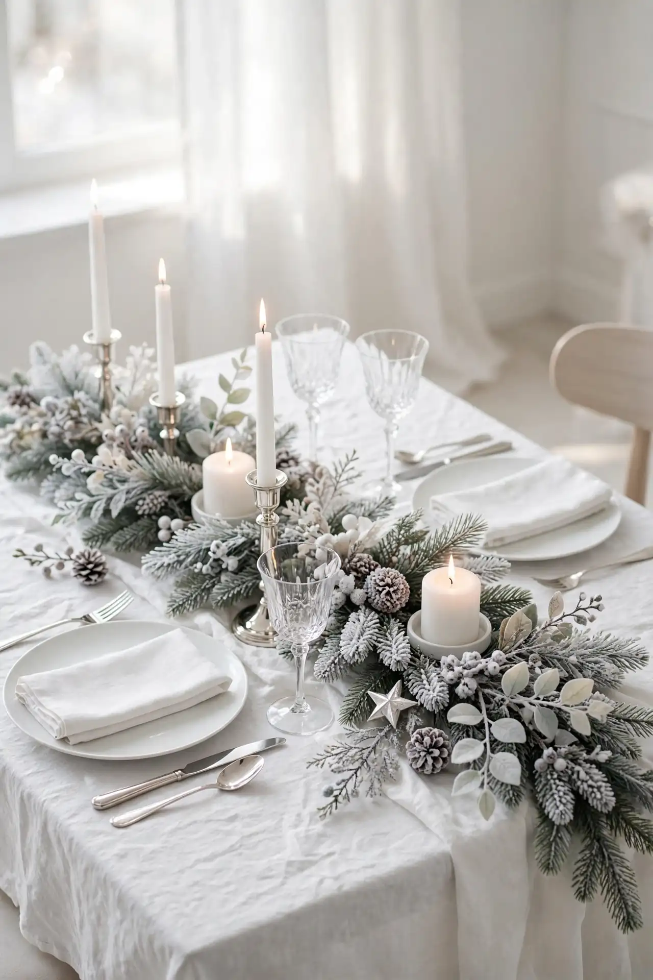 Snowy White Elegance