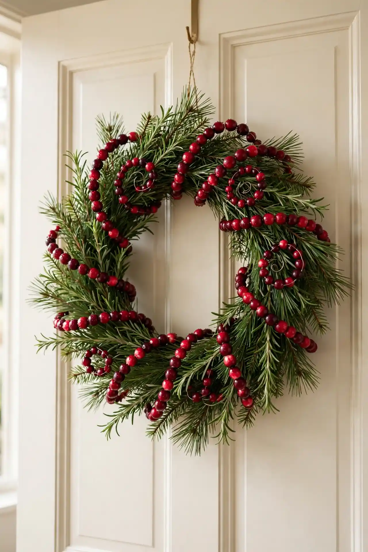 Cranberry Ribbon Swirl