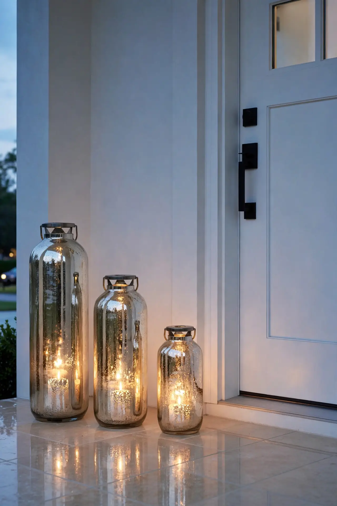 Mercury Glass Lanterns
