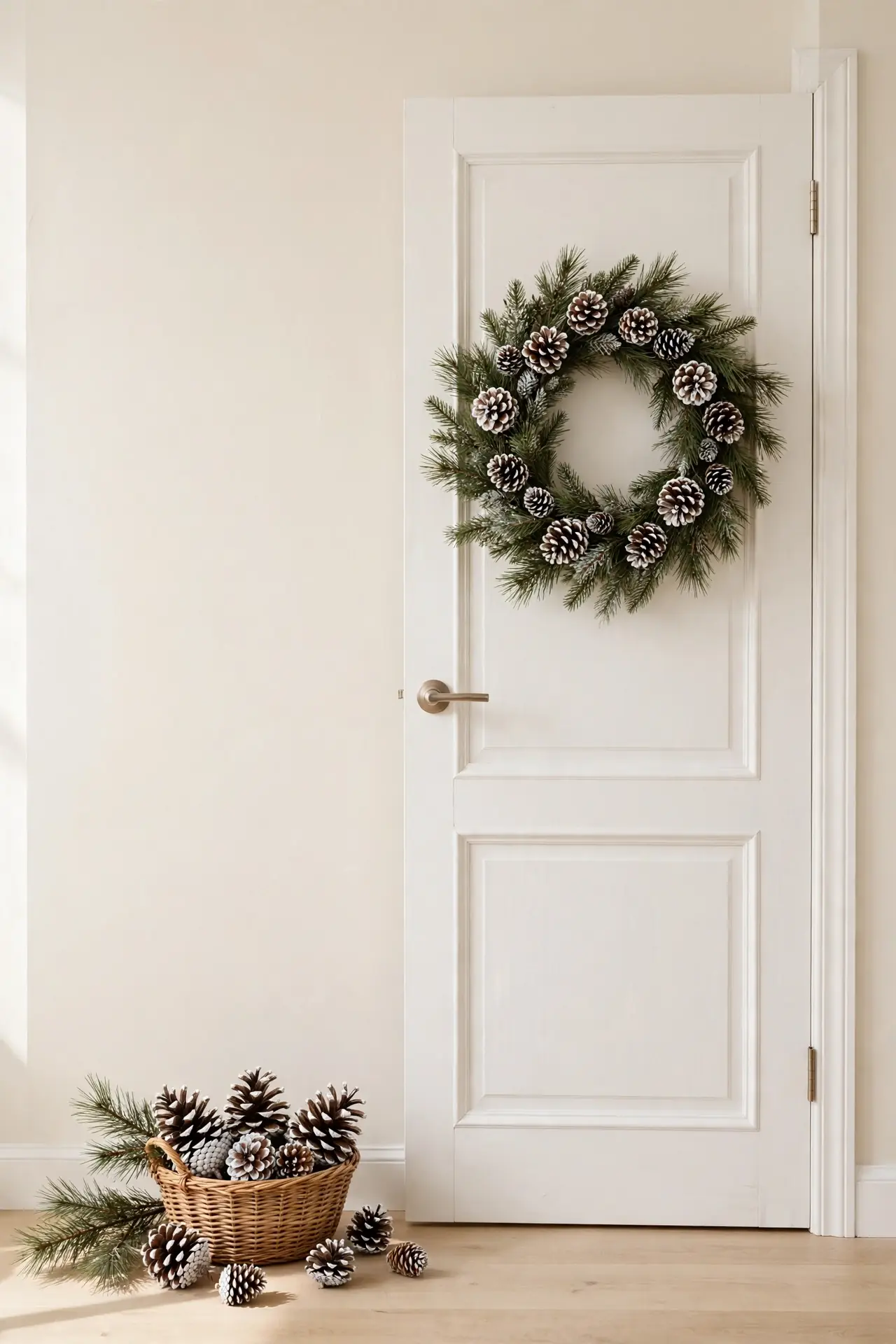 Snowy Pine Cones